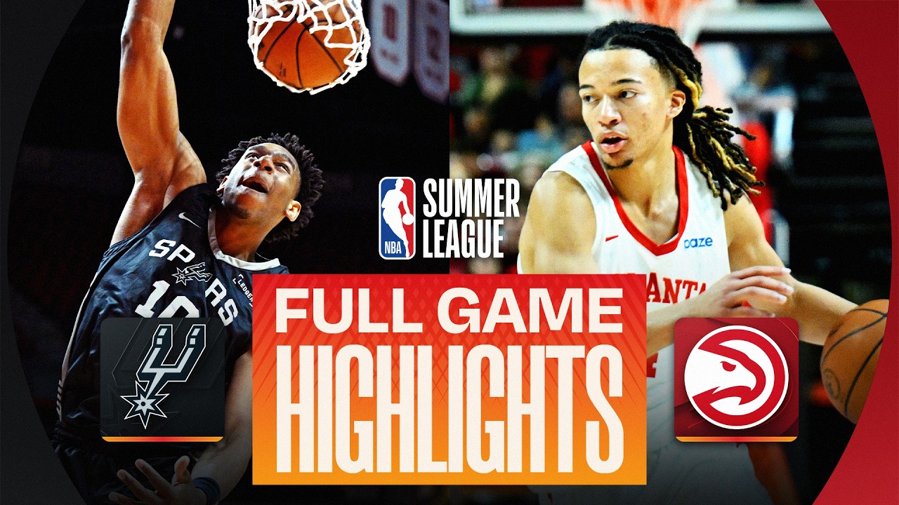 SPURS vs HAWKS | LAS VEGAS SUMMER LEAGUE | FULL GAME HIGHLIGHTS | July 9, 2026 background