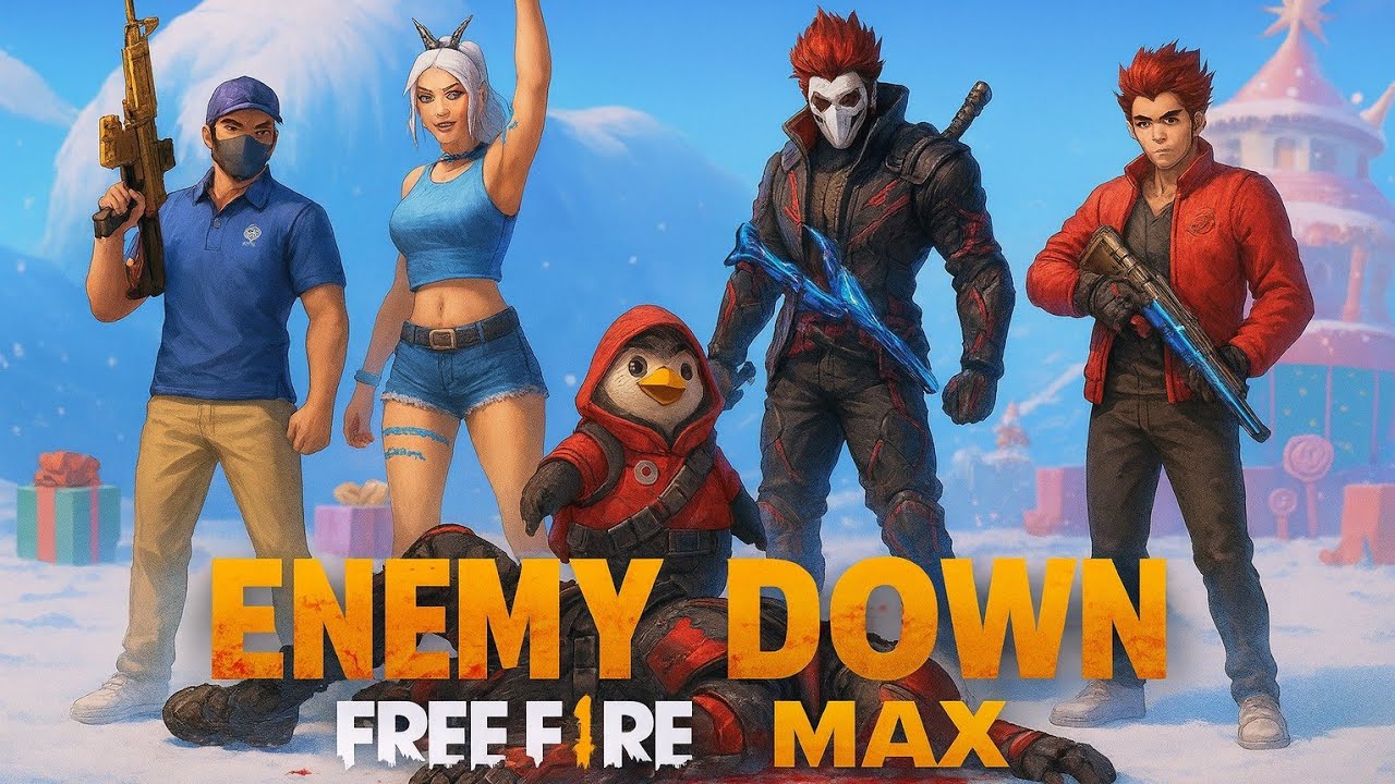 AAJ TO PURA SQUAD🎯 GUJARATI PLAYER HAI 😎 WITH FREE FIRE MAX 👍 background