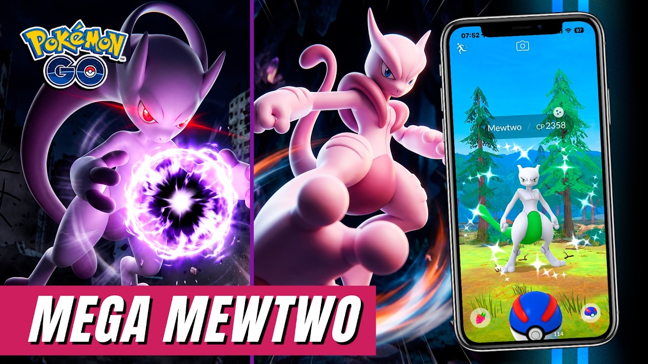 INCRÍVEL! Mega Mewtwo CHEGOU no Pokémon GO! Pokémon GO DICAS! background