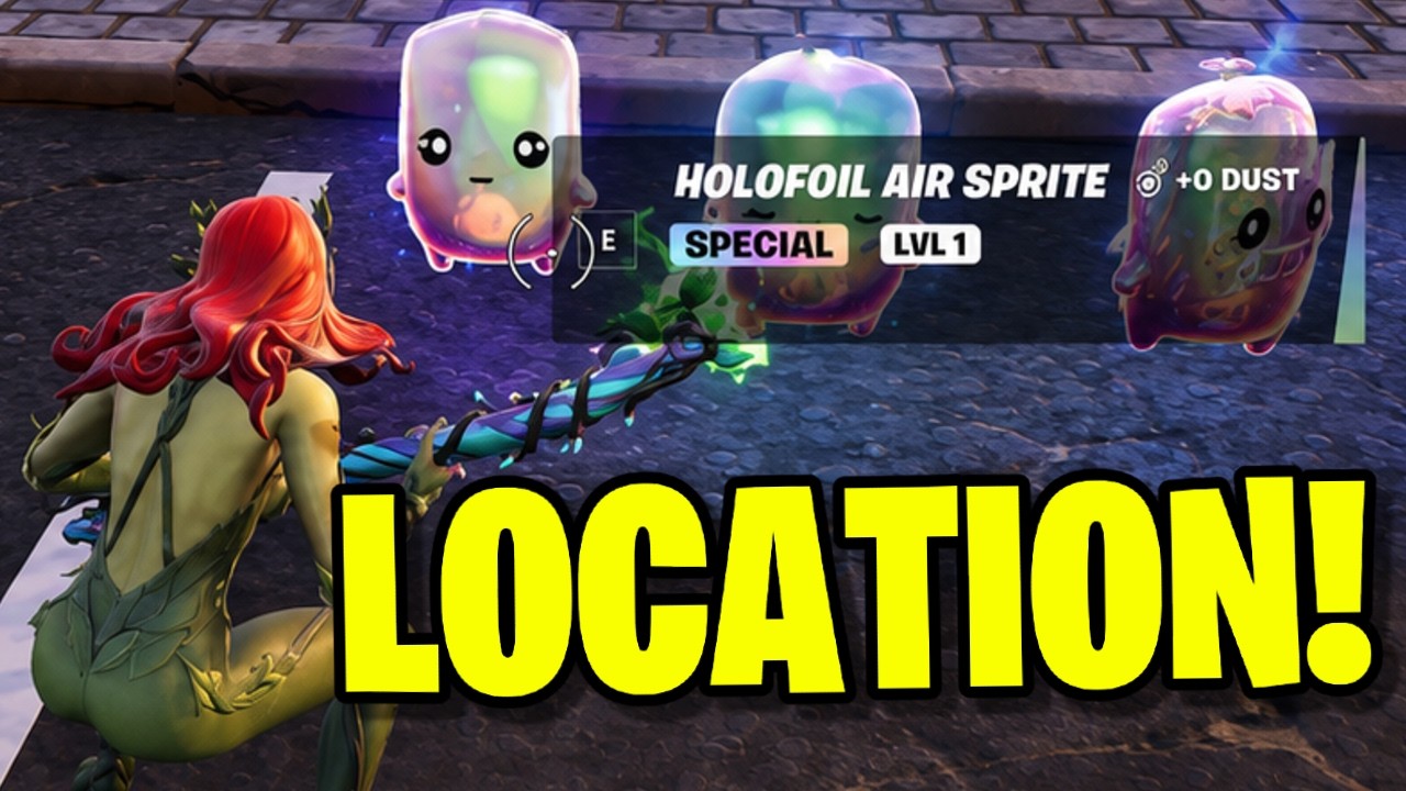 HOW TO GET HOLOFOIL AIR SPRITE IN FORTNITE! (LOCATION) background