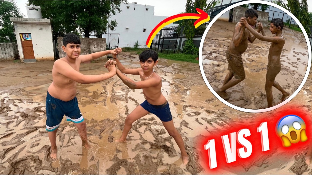 Mud Wrestling Gone Wrong ЁЯШ▒ Kaun Jeeta ? background