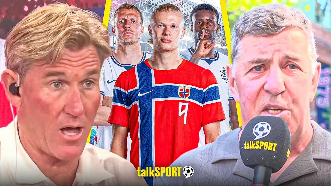 "REAL THREAT!" Simon Jordan and Mark McGhee EXPLAIN how England can NEUTRALISE Erling Haaland! background