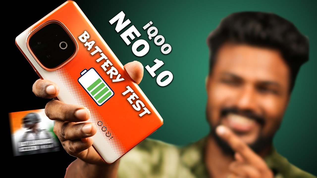 iQOO Neo 10 ൽ എത്രനേരം PUBG കളിക്കാം ? 😱Battery🔋Test Malayalam Review! backdrop