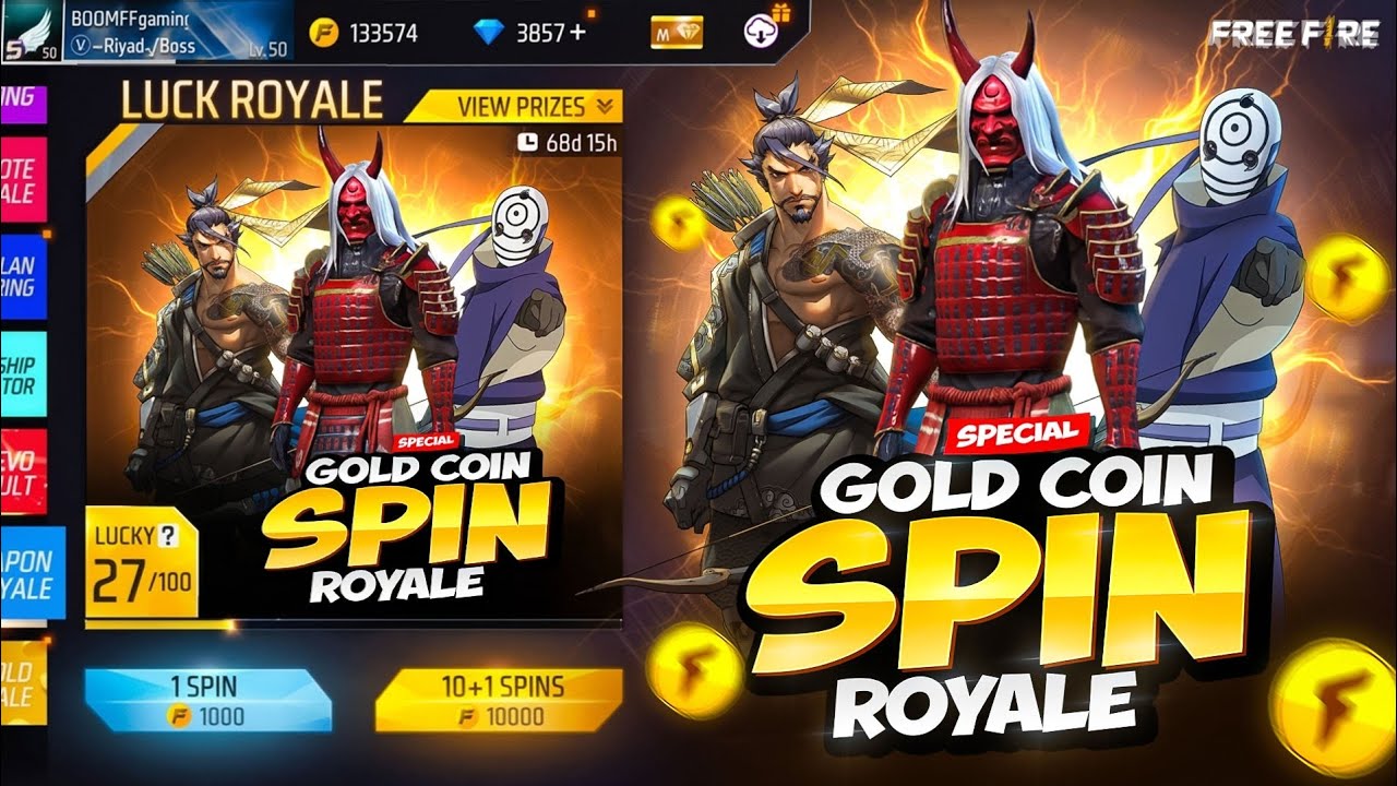 GOLD SPIN🔥EVENT FREE FIRE || GOLD ROYAL FREE FIRE || FF NEW EVENT BANGLA background
