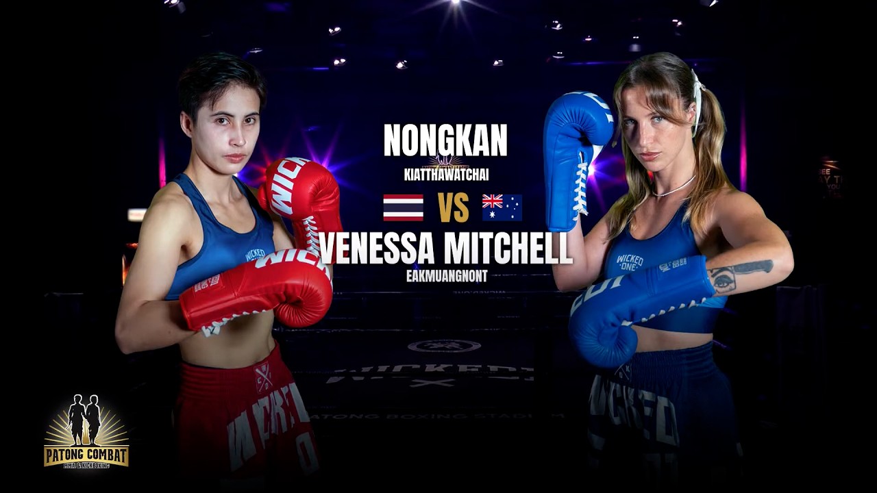 Nongkan Kiatthawatchai VS Venessa Mitchell Eakmuangnon Patong Combat Wednesday, July 8, 2026 background