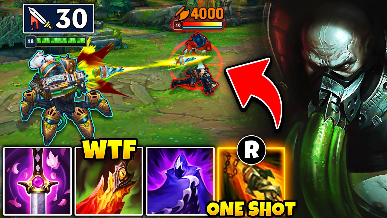 URGOT MID IS 100% BROKEN RIGHT NOW AND I SHOW YOU WHY (ONE SHOT EVERYONE) background