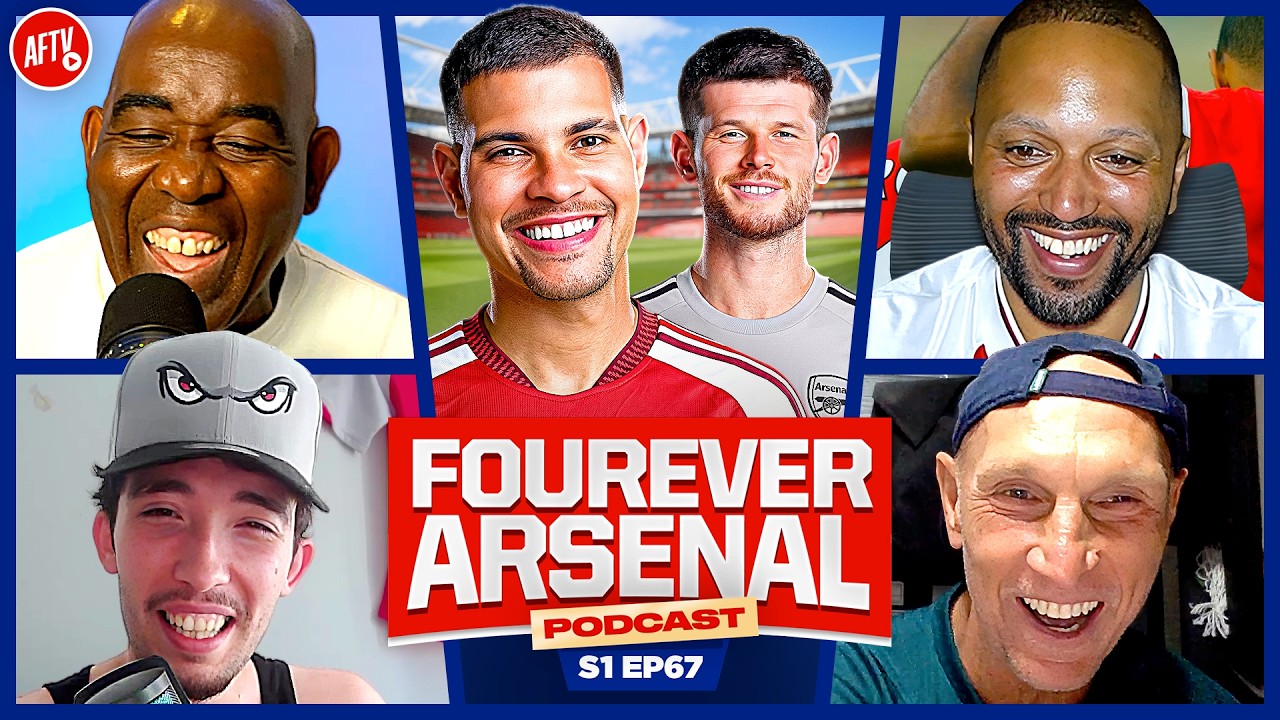 Bruno Guimarães WANTS Arsenal & Can We TRUST Meslier In Goal? | Fourever Arsenal Podcast background