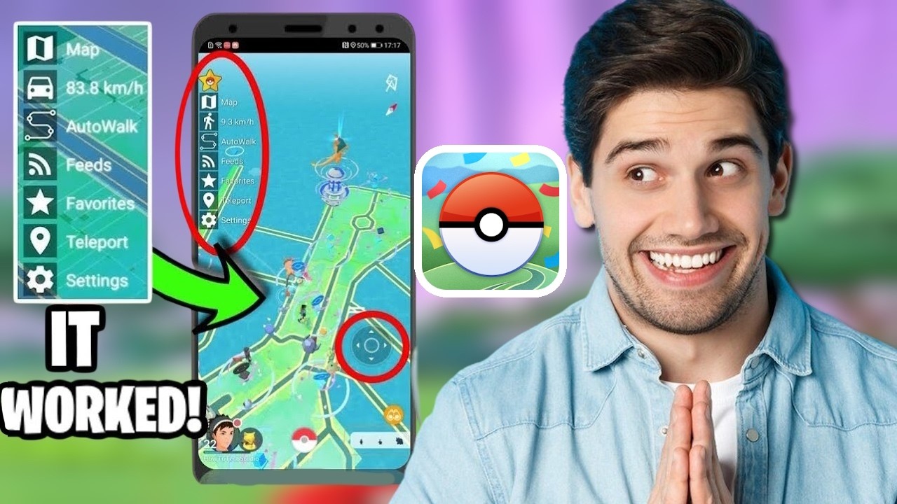 Pokemon GO Hack iOS & Android - How to Get Pokemon GO Joystick, Teleport, Auto Walk 2026 *NEW* background