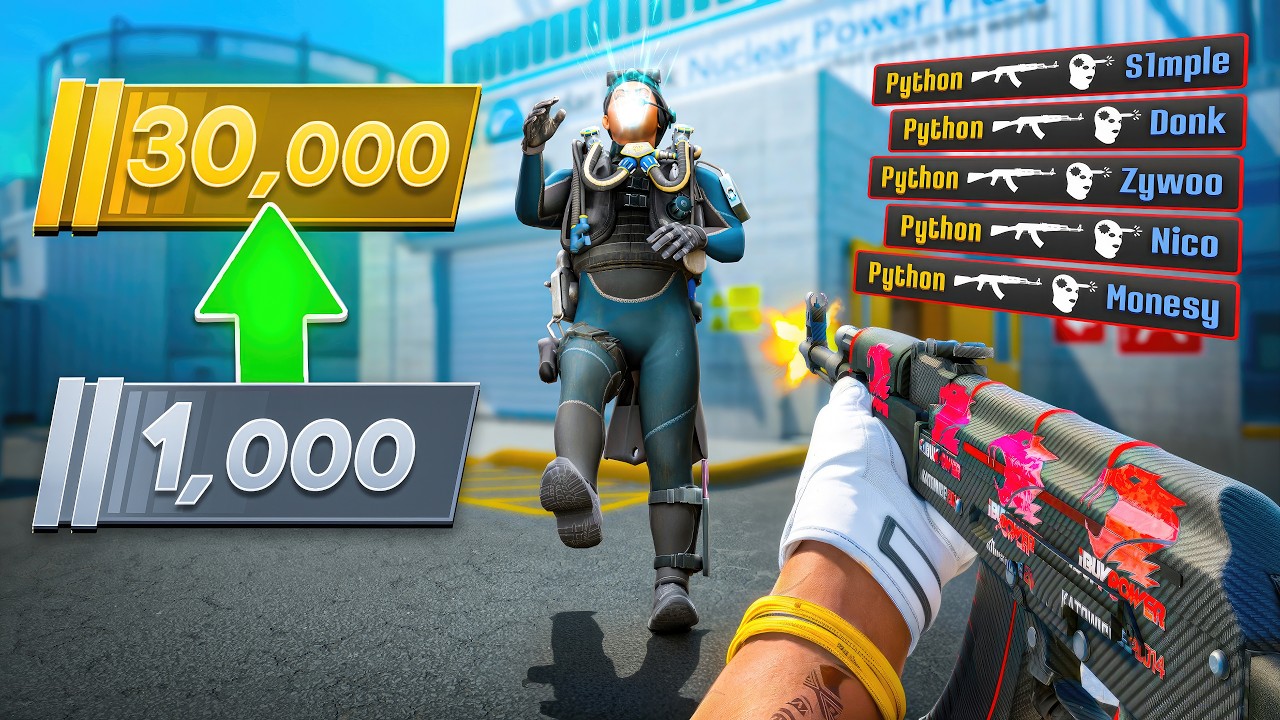 Solo Queueing to 30K Premier Rating in CS2... (Episode 8) background