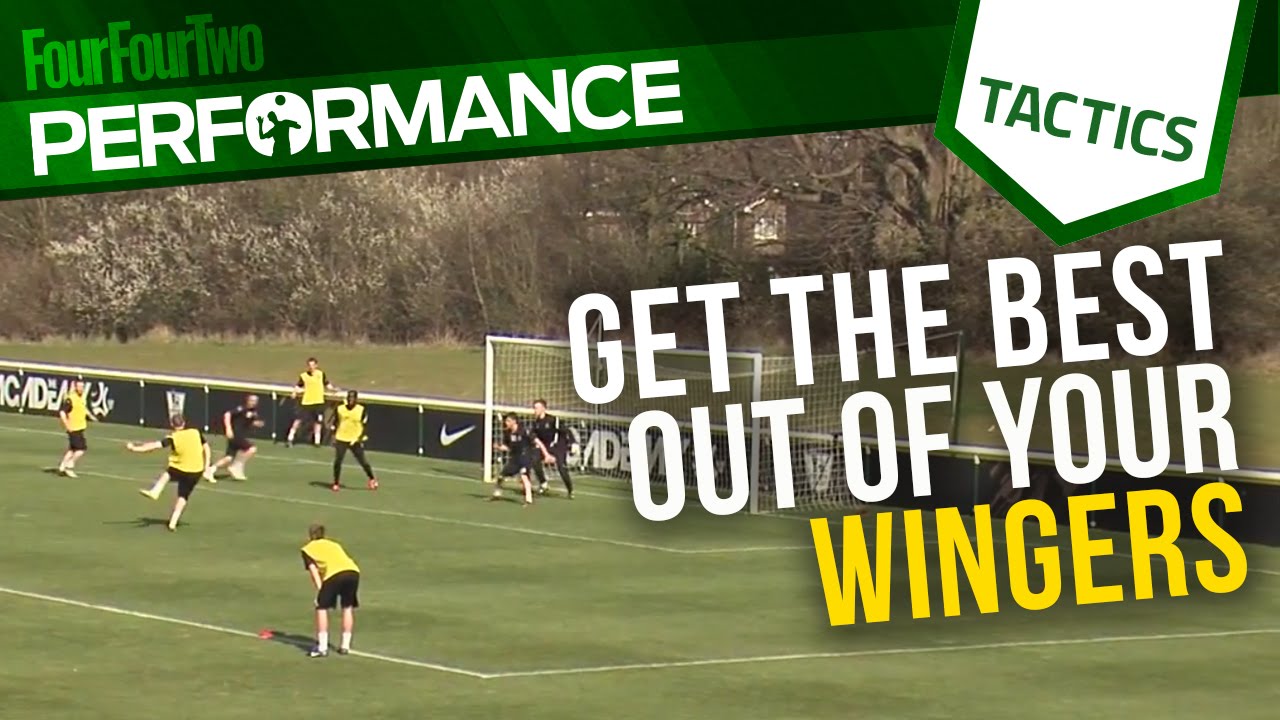How to get the best out of your wingers | Soccer drill | Tactics | Nike Academy background