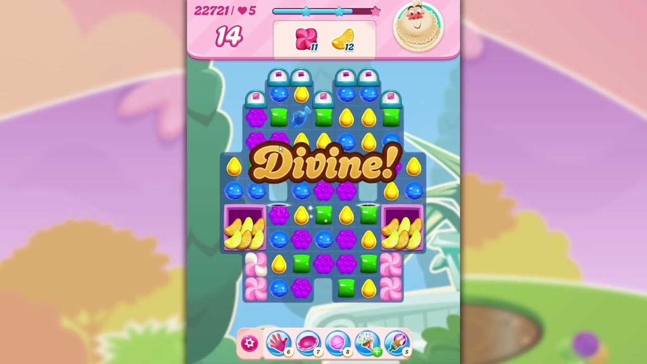 Candy Crush Saga Level 22721 background