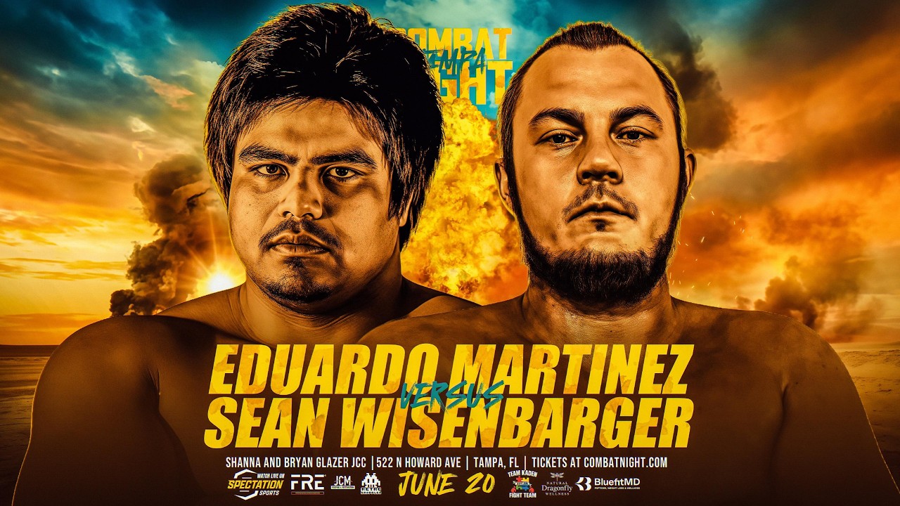 Eduardo Martinez vs. Sean Wisenbarger - Combat Night Tampa background