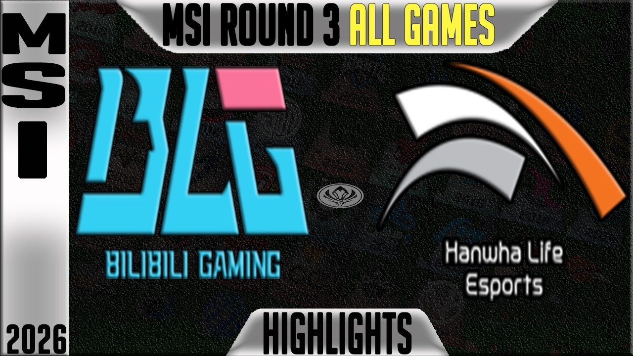 BLG vs HLE Highlights ALL GAMES | MSI 2026 Day 6 | Bilibili Gaming vs Hanwha Life Esports background