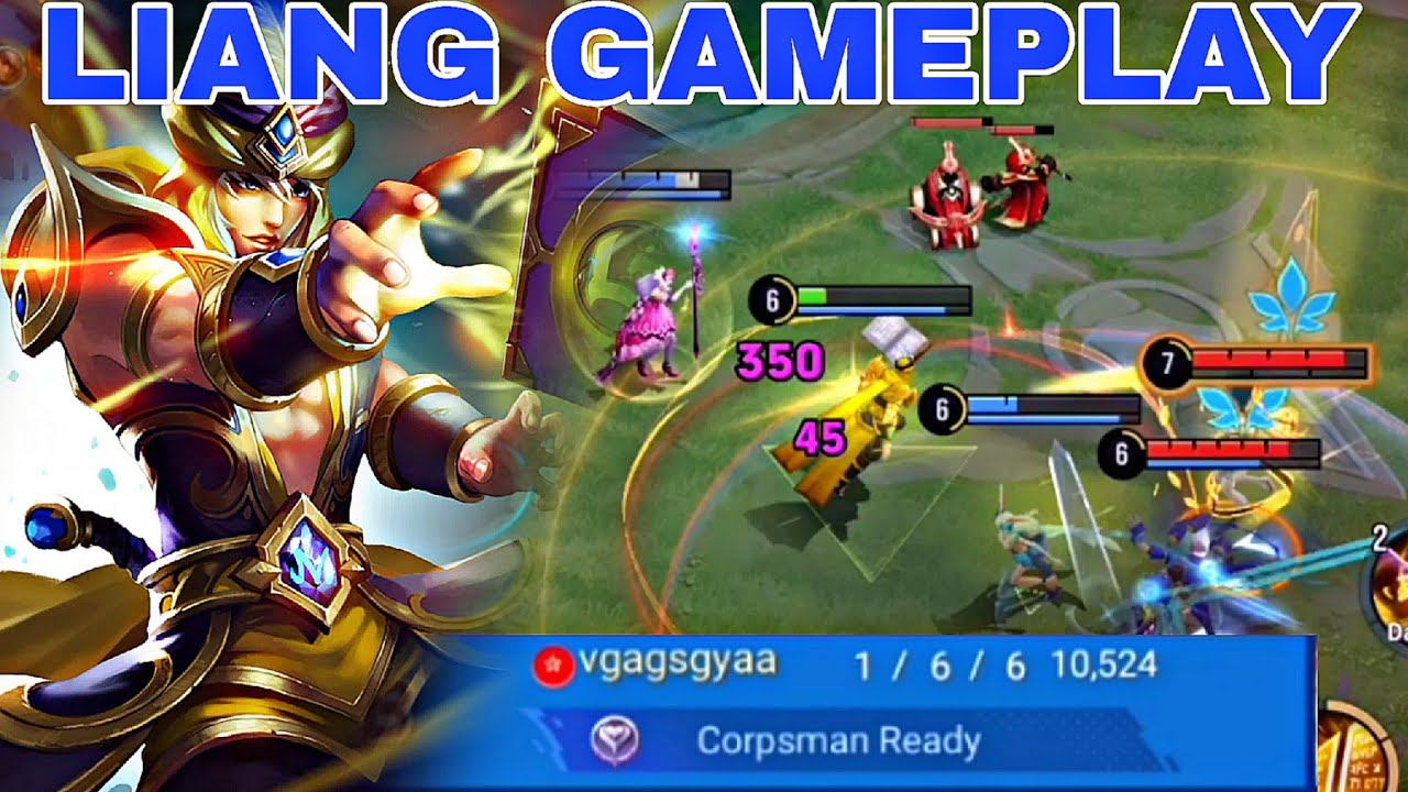 LIANG GAMEPLAY | DIAMOND V RANKED MATCH GAMEPLAY | HONOR OF KINGS GAMEPLAY background