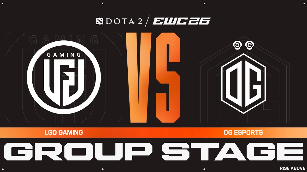 LGD Gaming vs. OG Esports | Dota 2 at EWC 26 – Group Stage – Group D - VOD background