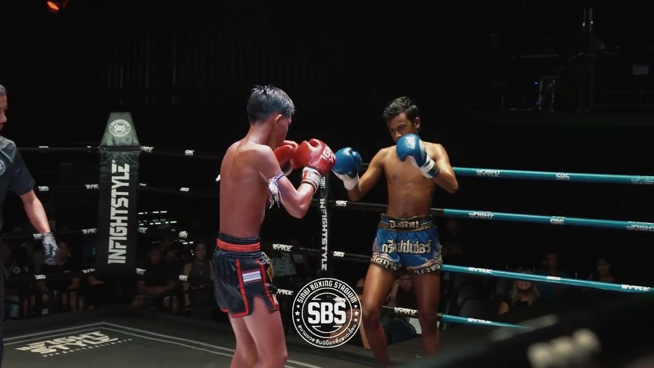🎬 NAMCHOK AOSCA MUAY THAI vs PETCH SRININ JEAHONG MUAY THAI | TKO R1 | Sinbi Fight Night 8 July 2026 background