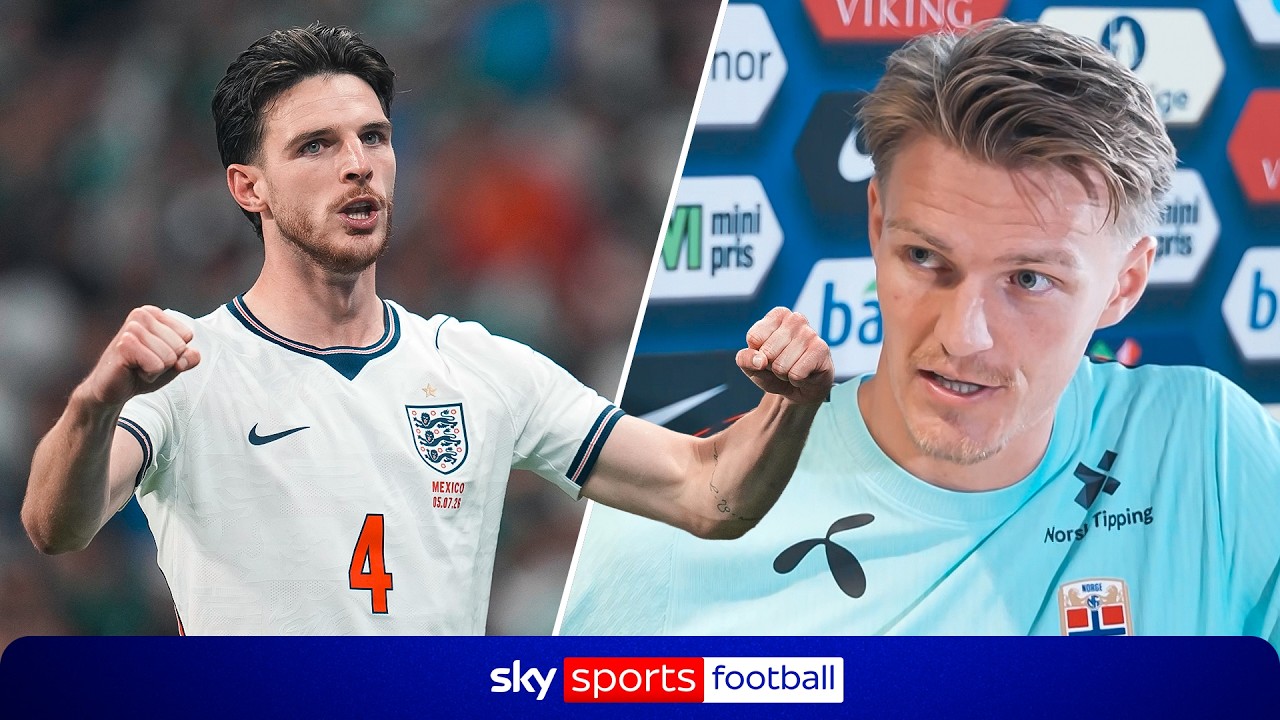 "He is a complete player" | Martin Odegaard on facing Arsenal teammate Declan Rice in the World Cup! background