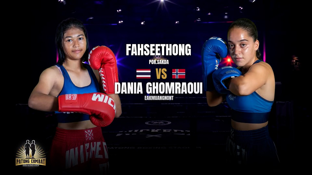 Fah Sithong Por. Sakda VS Dania Gho Mraui Eakmuangnon Patong Combat Wednesday, July 8, 2026 backdrop