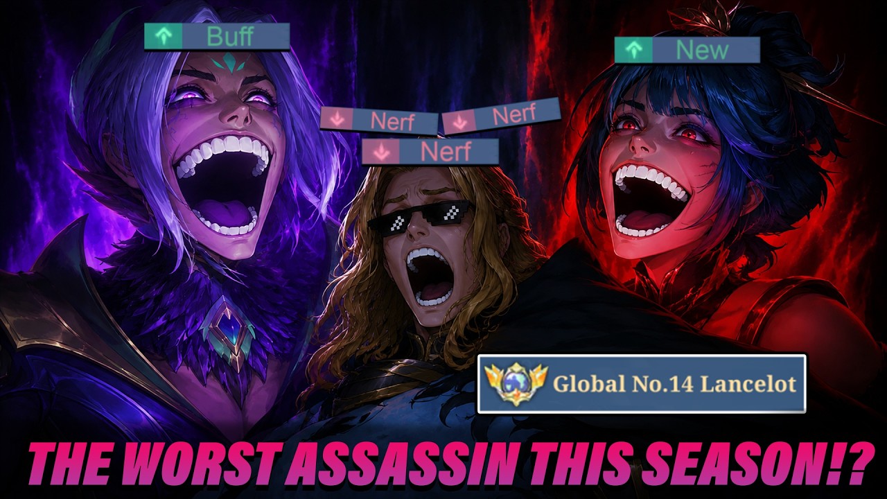 LANCELOT IS THE WORST ASSASSIN THIS SEASON? BUT THAT WILL CHANGED IF YOU PLAY HIM LIKE THIS.. - MLBB background