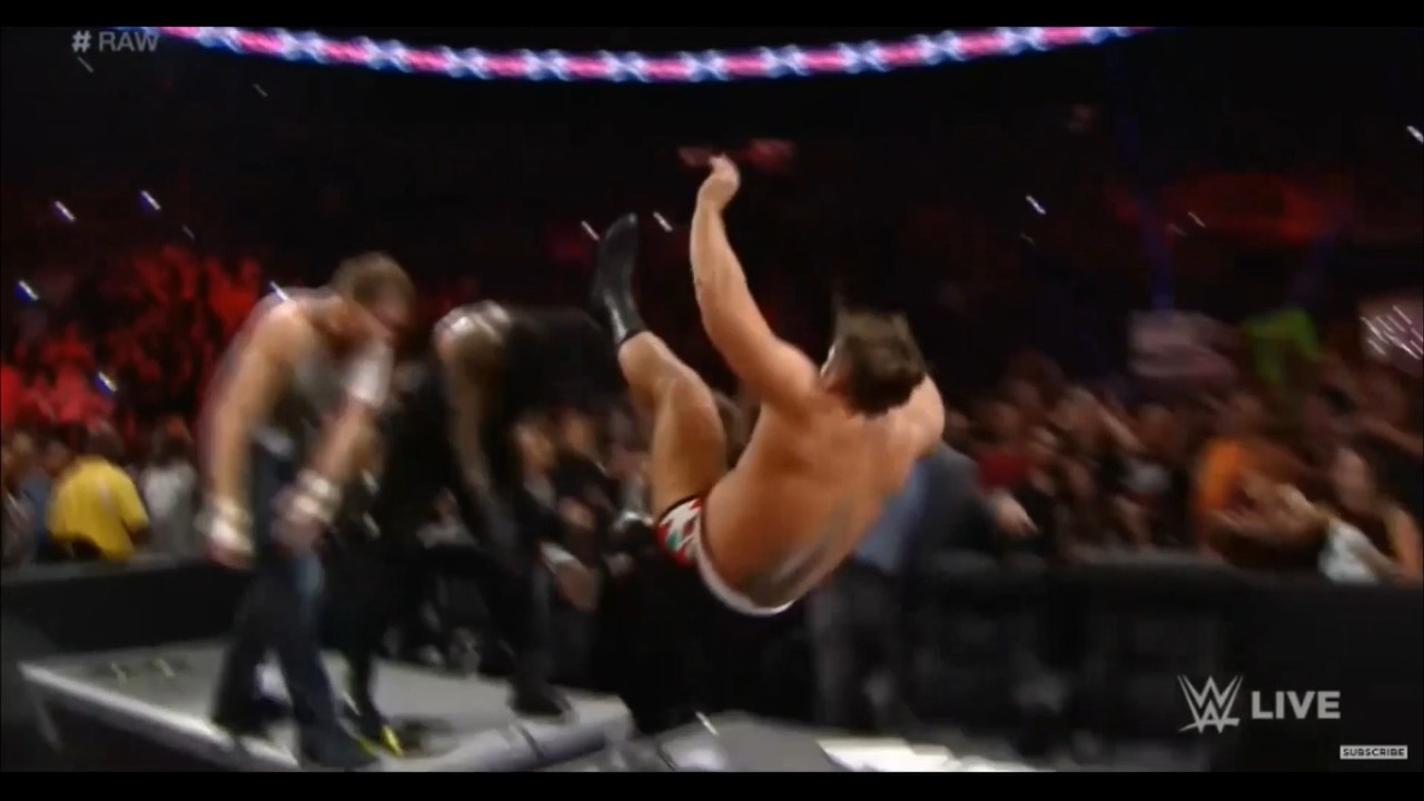 WWE Table Moments Part 3 background