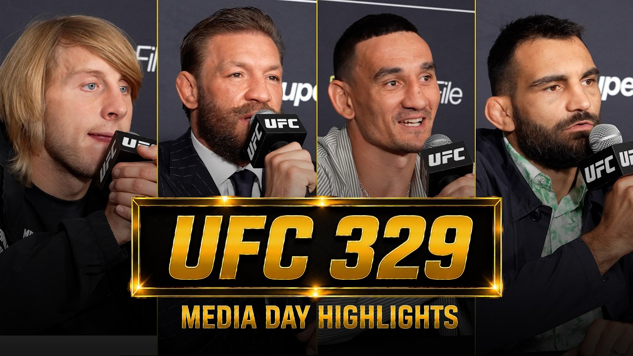 UFC 329: McGregor vs. Holloway 2 Media Day Highlights | MMA Fighting
