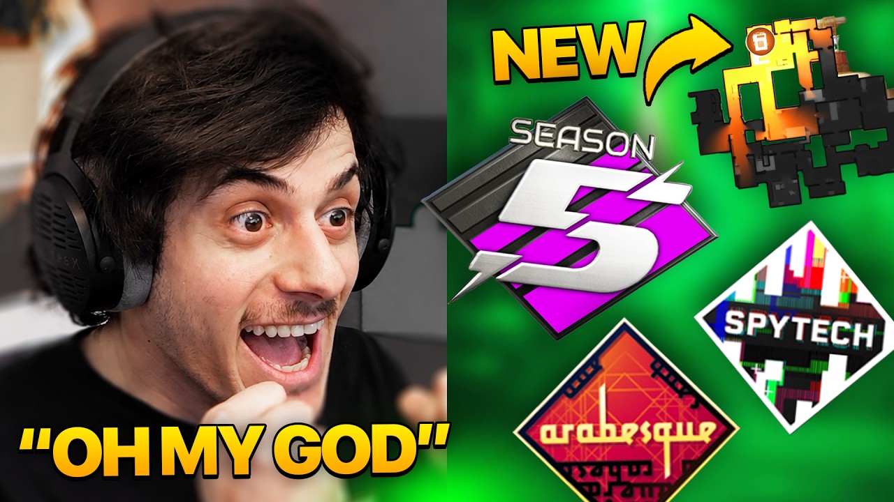 SEASON 5 IS OUT! New explosion, New skins, Maps, Stickers (New update) background