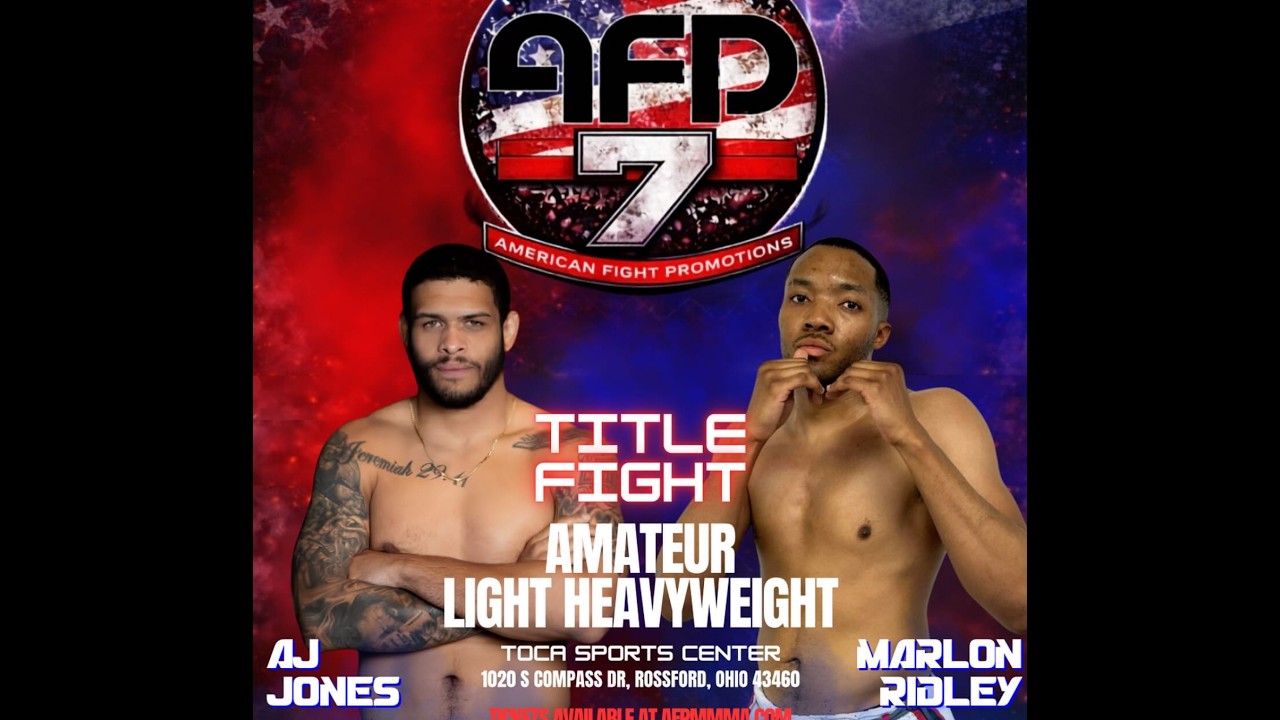 Marlon Ridley vs. AJ Jones - AFP 7 background