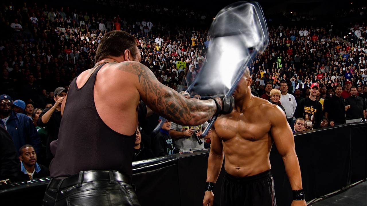 Wrestling Chair Shots That Sound Like Gunshots background