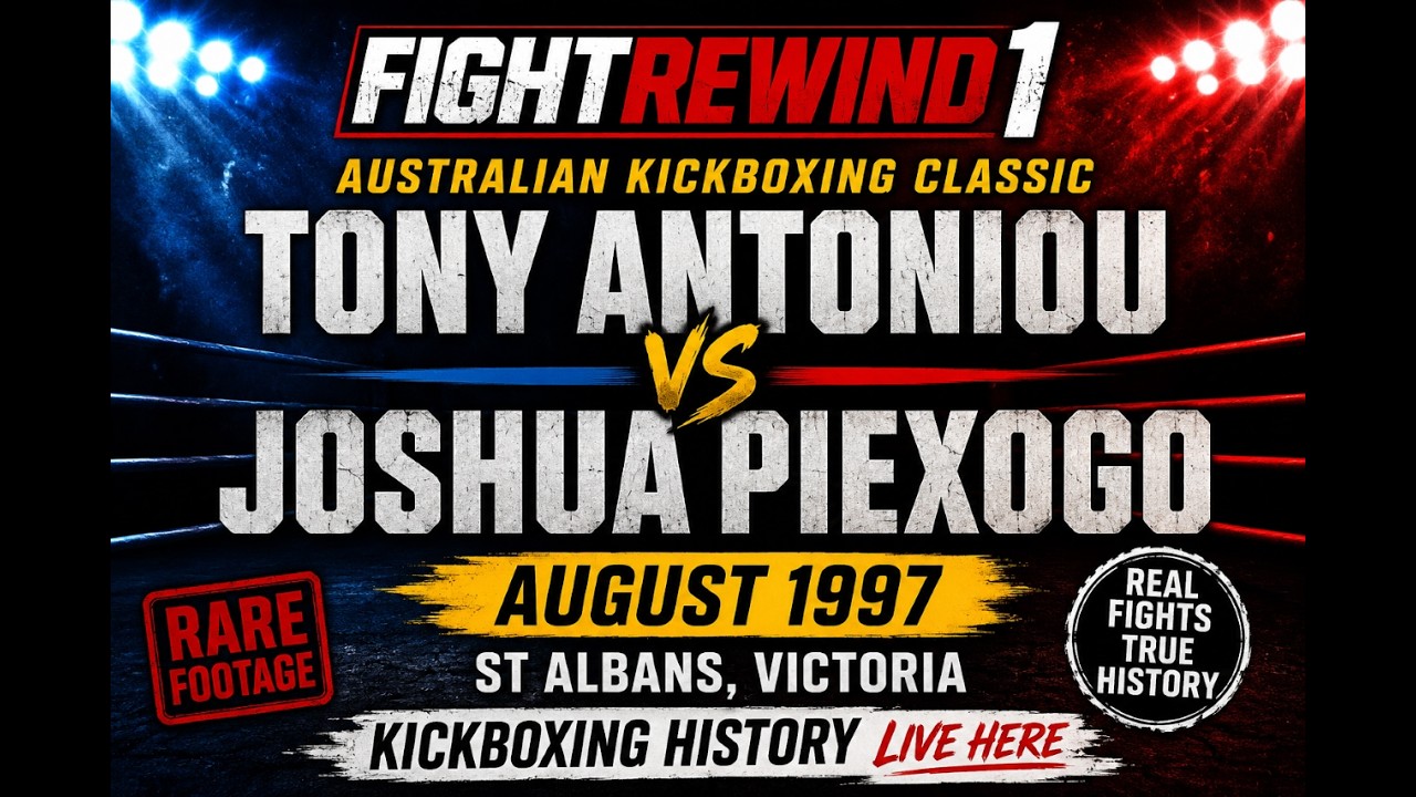 🥊 TONY ANTONIOU vs JOSHUA PIEXOGO 🥊 background
