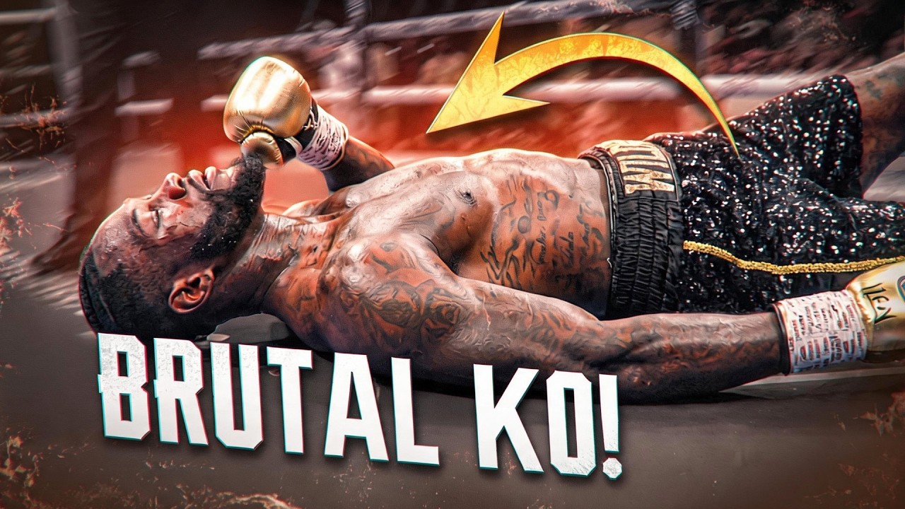 Watch These Scary KO's! 😱 Best Brutal Heavyweight Knockouts in Boxing background