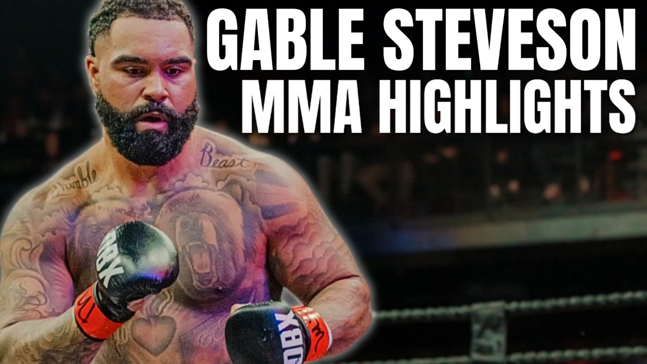 Gable Steveson MMA HIGHLIGHTS 2026 Professional 3-0 Fighter UFC Prospect | DBX, APFC, LFA, MFL🇺🇸 background