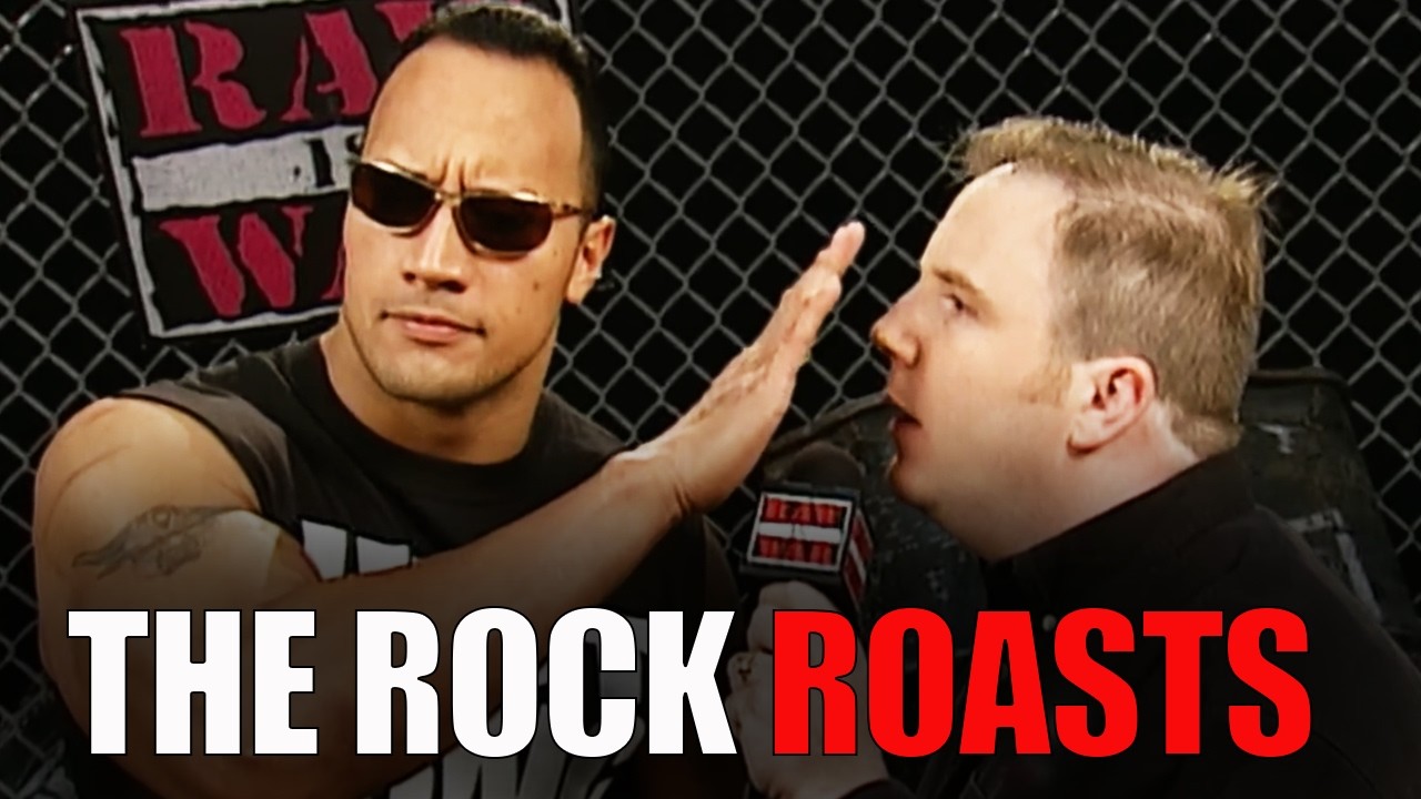 What Made Rock The Funniest Wrestler Of All Time background
