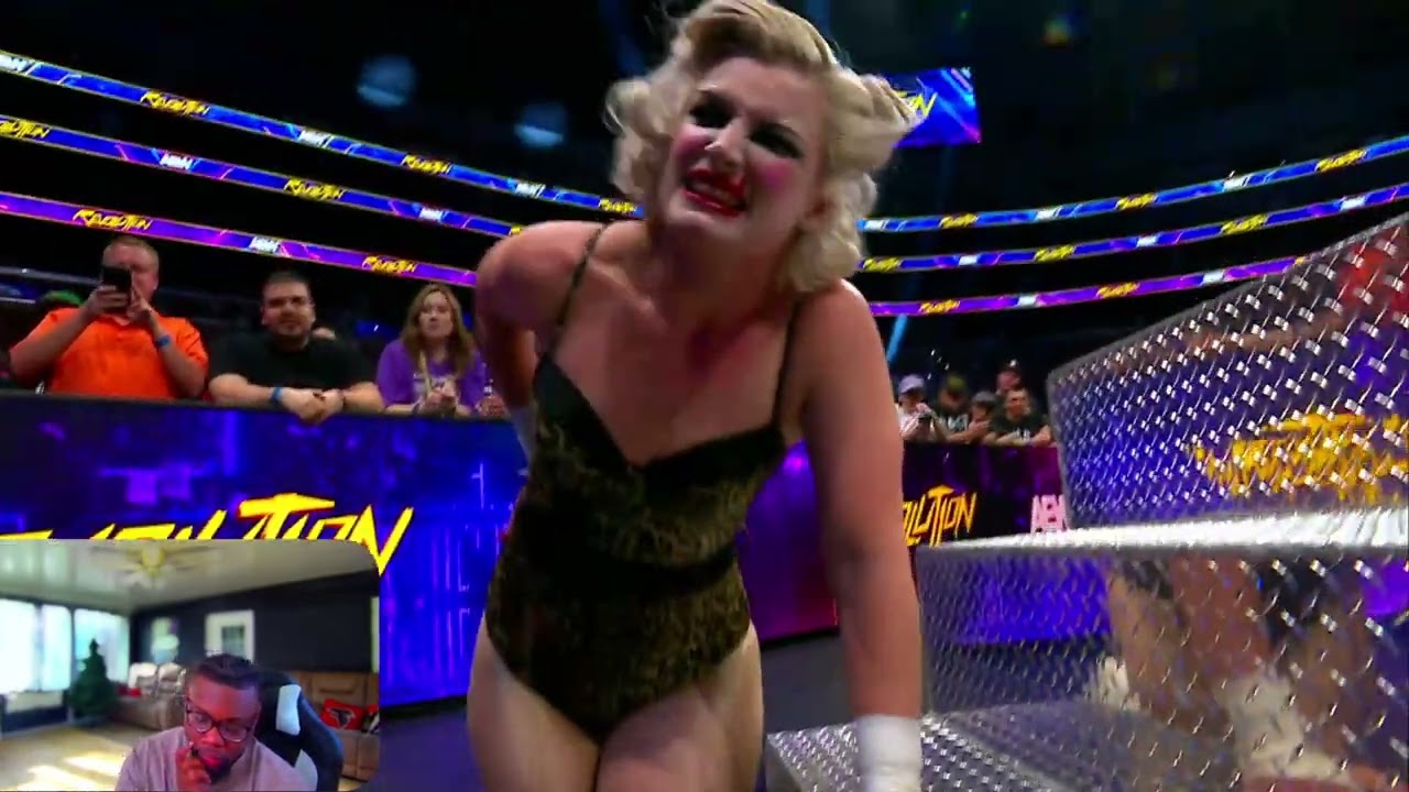 HOLLYWOOD ENDING! Mariah May vs Toni Storm {AEW Revolution 2025} (REACTION) backdrop