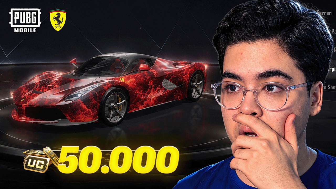 50.000 uc for the new FERRARI cars ЁЯФе background