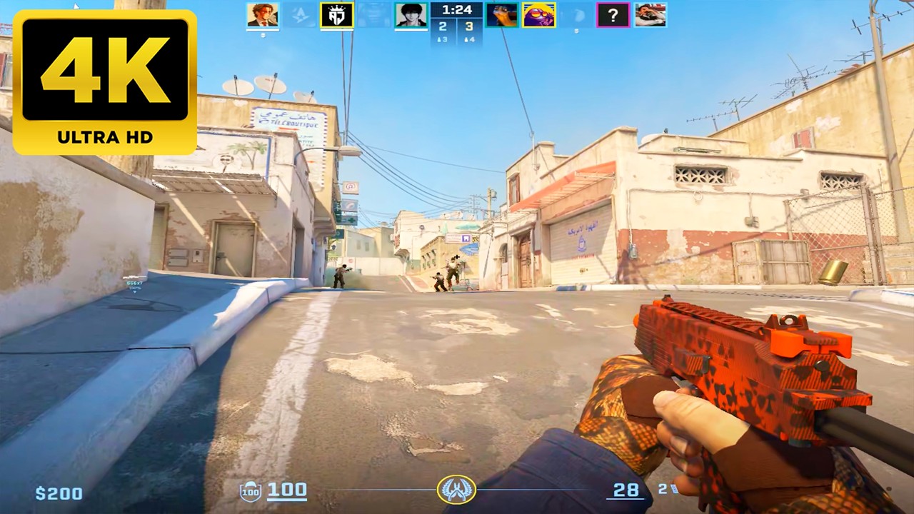Counter Strike 2 - Dust 2 - Full Gameplay background