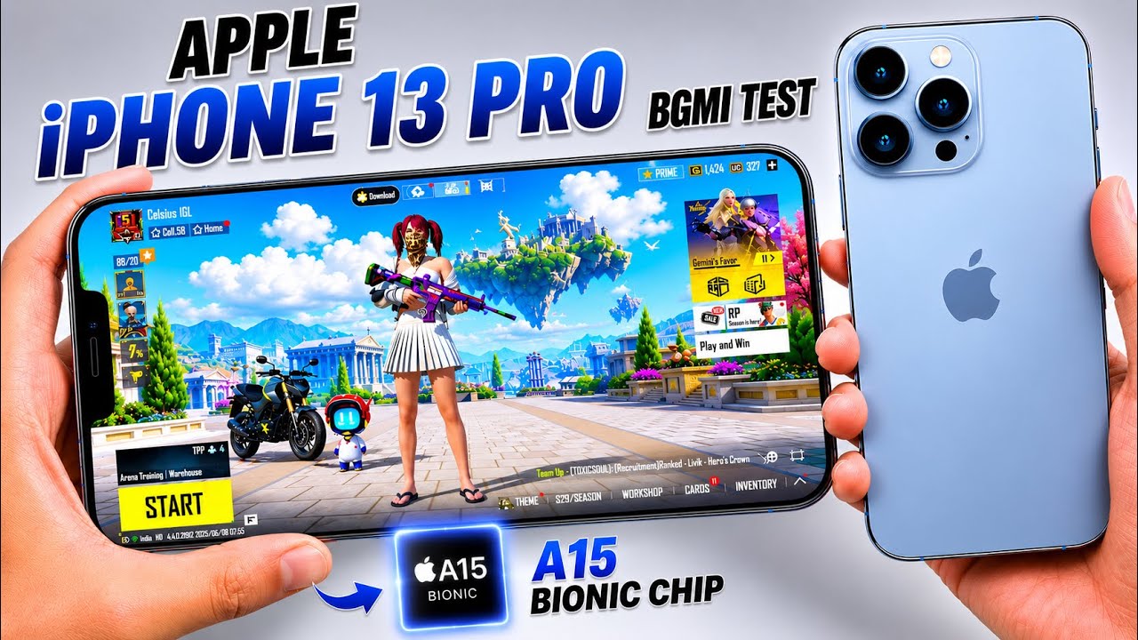 iPhone 13 Pro Bgmi Test in 2026 || Best 120 FPS Under ₹29,999? 😍 background
