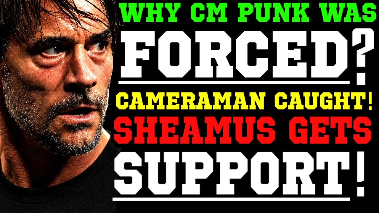 WWE News! Who Forced CM Punk to SmackDown WWE Cameraman CAUGHT! WWE Name Fought to Keep Sheamus! background