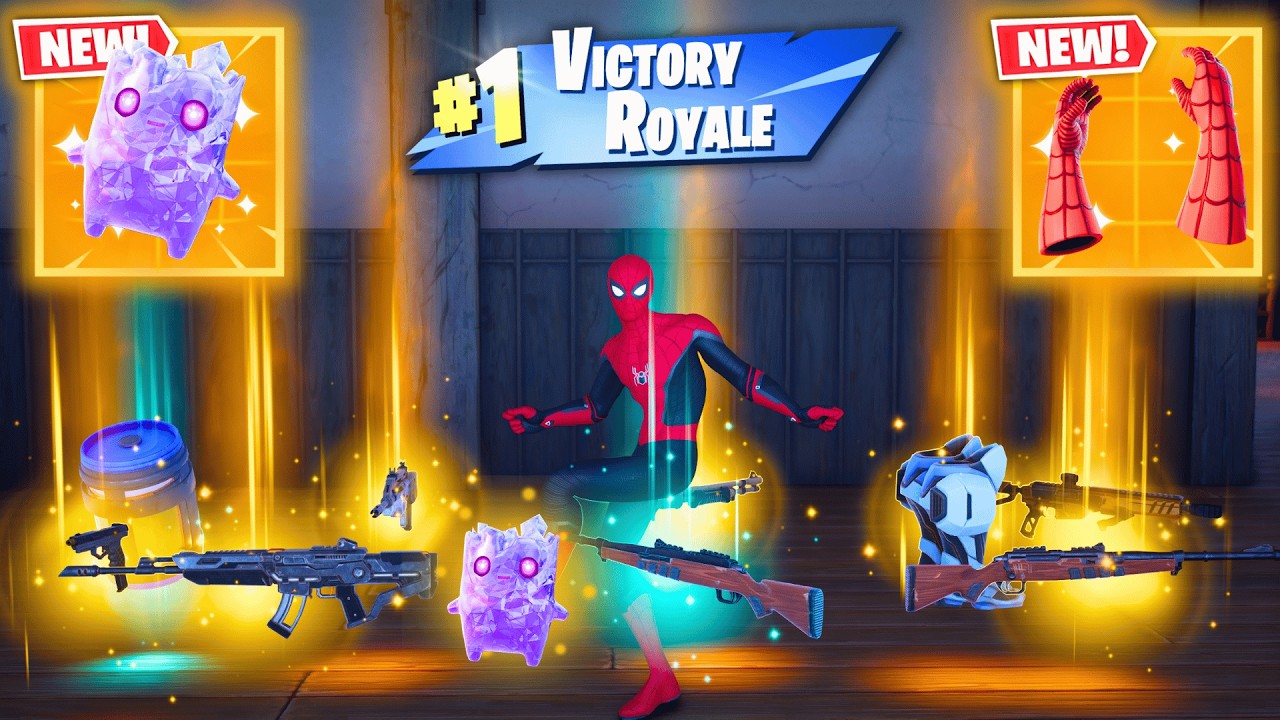 ALL NEW MYTHIC AND EXOTIC GUNS IN SOLO VS DUOS (NEW! Fortnite Chapter 7 Season 2) background
