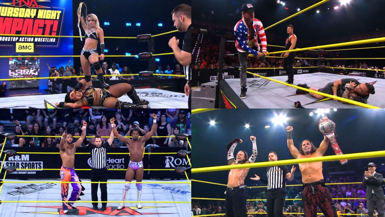 TNA Wrestling 07/09/26 Results- Xia Brookside Retains, Nemeth Brothers Assaults Navarro, Hardys Win background