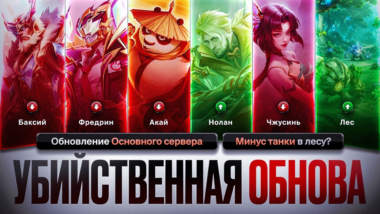 ВНЕЗАПНОЕ обновление Основного Сервера MLBB \ Танки в лесу ВСЁ background