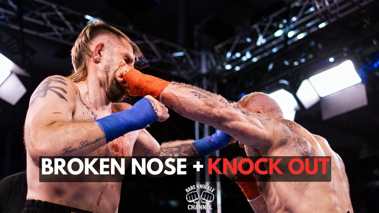One Clean Hit Changes Everything! Title Eliminator Ends in Seconds #bareknuckleboxing #slowmotion background
