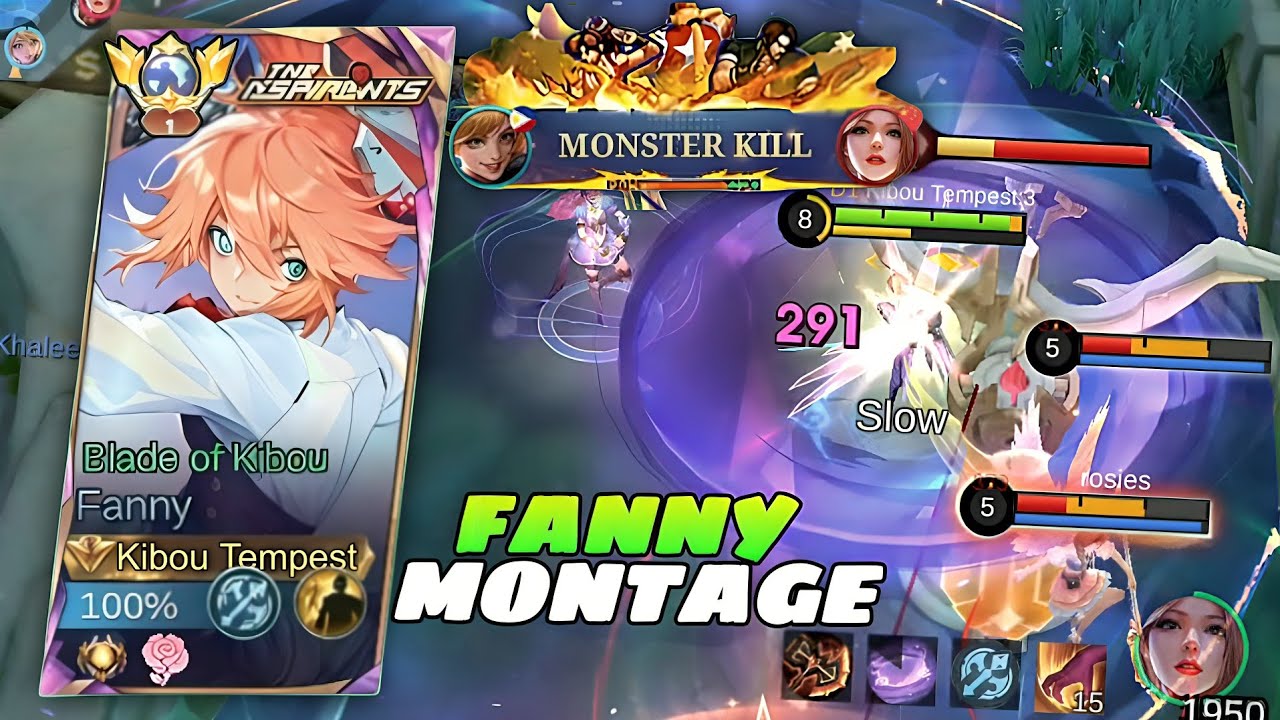 THE ULTIMATE FANNY MONTAGE TUTORIAL 💀 | BLADE OF KIBOU - MLBB background