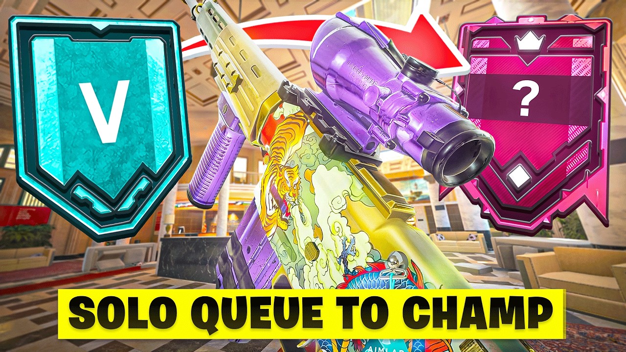EDUCATIONAL SOLO-Q TO CHAMPION (Console Rainbow Six Siege) background