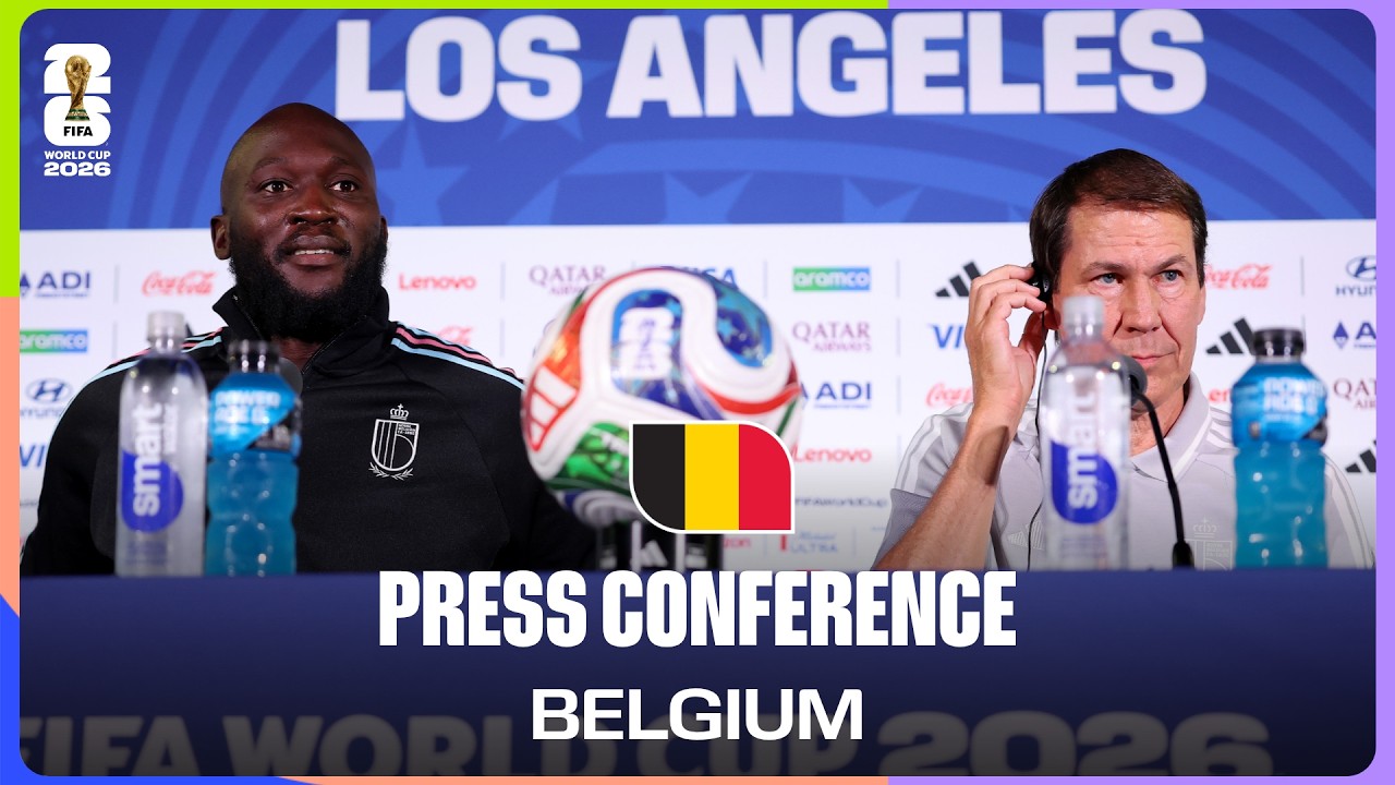 Belgium On Playing Spain | Rudi Garcia & Romelu Lukaku Take Questions background