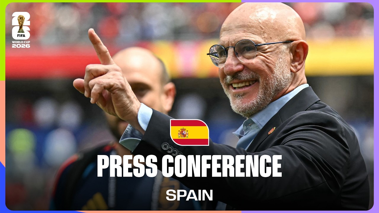 Post-Match Press Conference: Spain's Luis de la Fuente On The 2-1 Win Over Belgium background