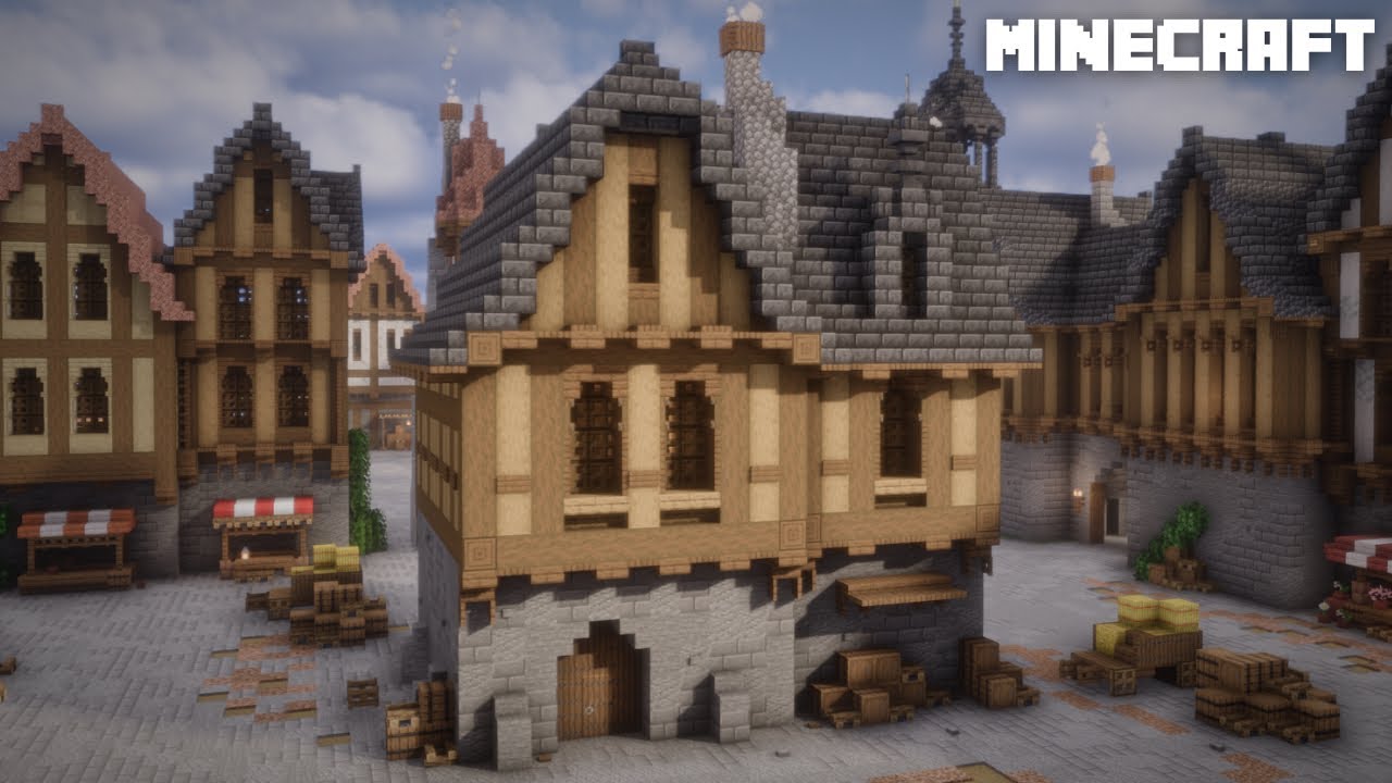 Minecraft: How to build a Medieval House | Minecraft Tutorial background