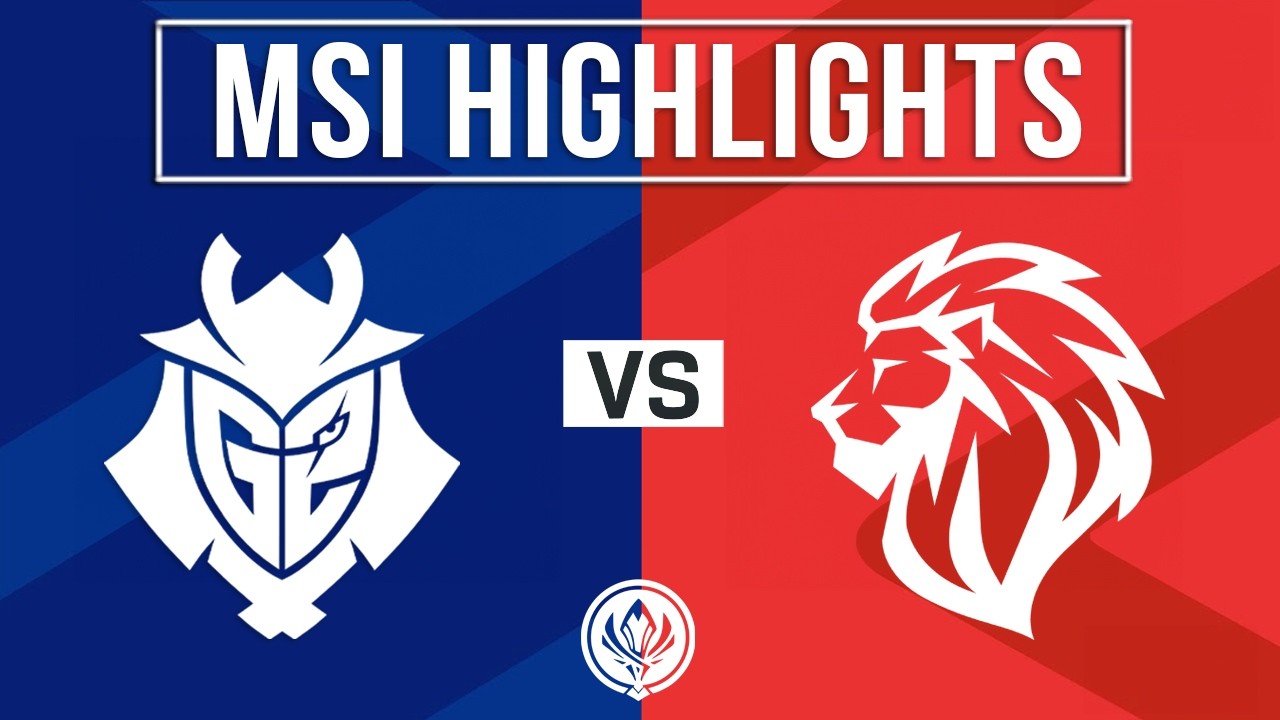 G2 vs LYON Highlights ALL GAMES | MSI 2026 Bracket Stage | G2 Esports vs LYON background