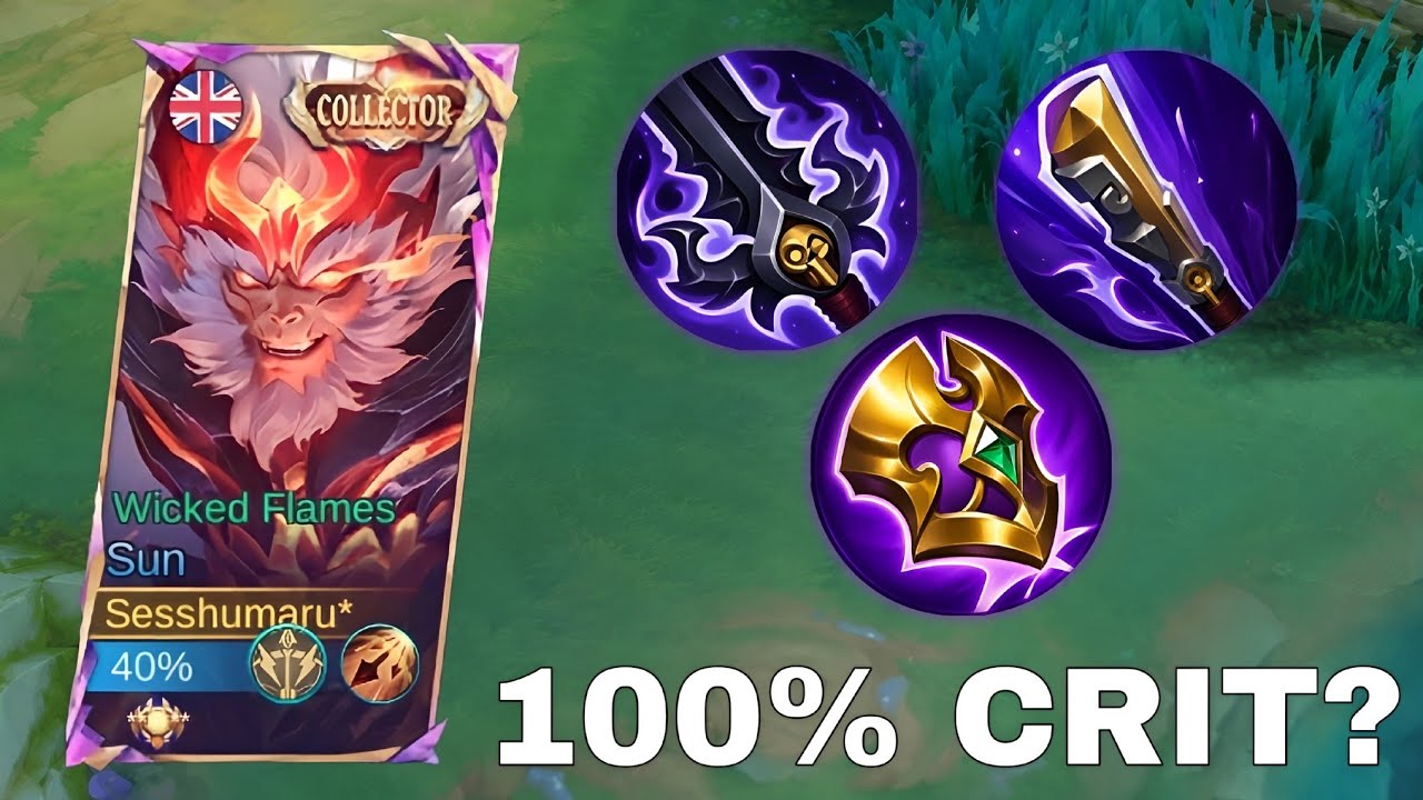 THE MOST BROKEN CRIT BUILD FOR SUN! background