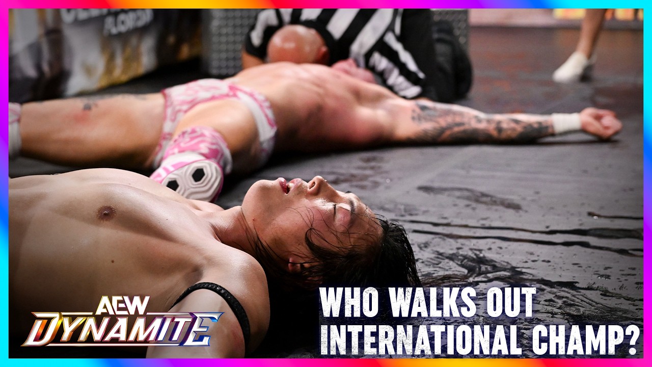 Kyle Fletcher And Takeshita's Instant Classic Clash For International Title | AEW Dynamite background