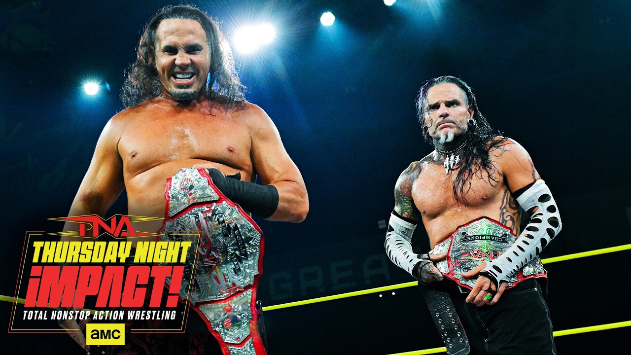 The Hardys' FIRST Defense of the TNA World Tag Team Titles | TNA iMPACT! July 9, 2026 background
